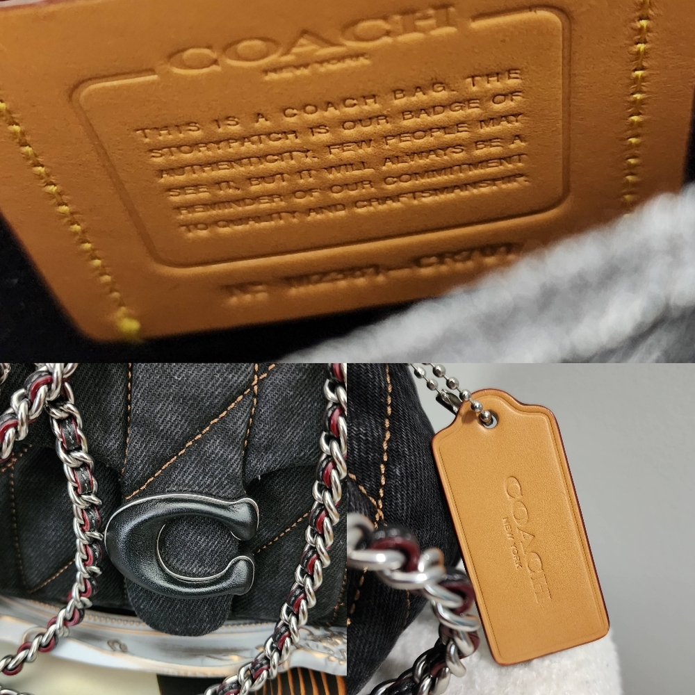 Coach Denim Tabby 2 Way Bag - Picture 10 of 16